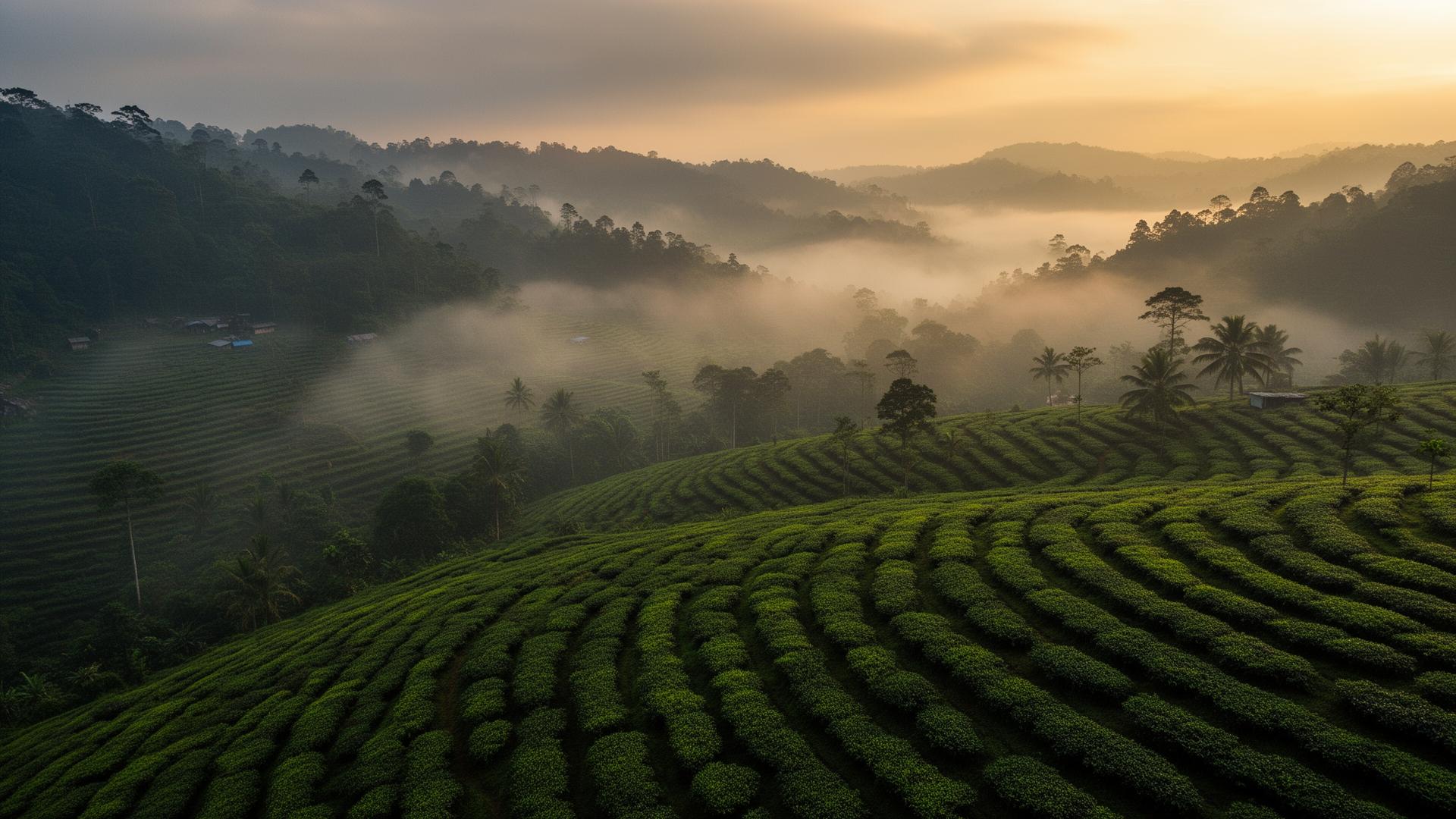 Karbi Anglong hills at dawn